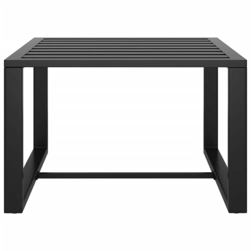 Set Divani da Giardino 6 pz con Cuscini in Alluminio Antracite