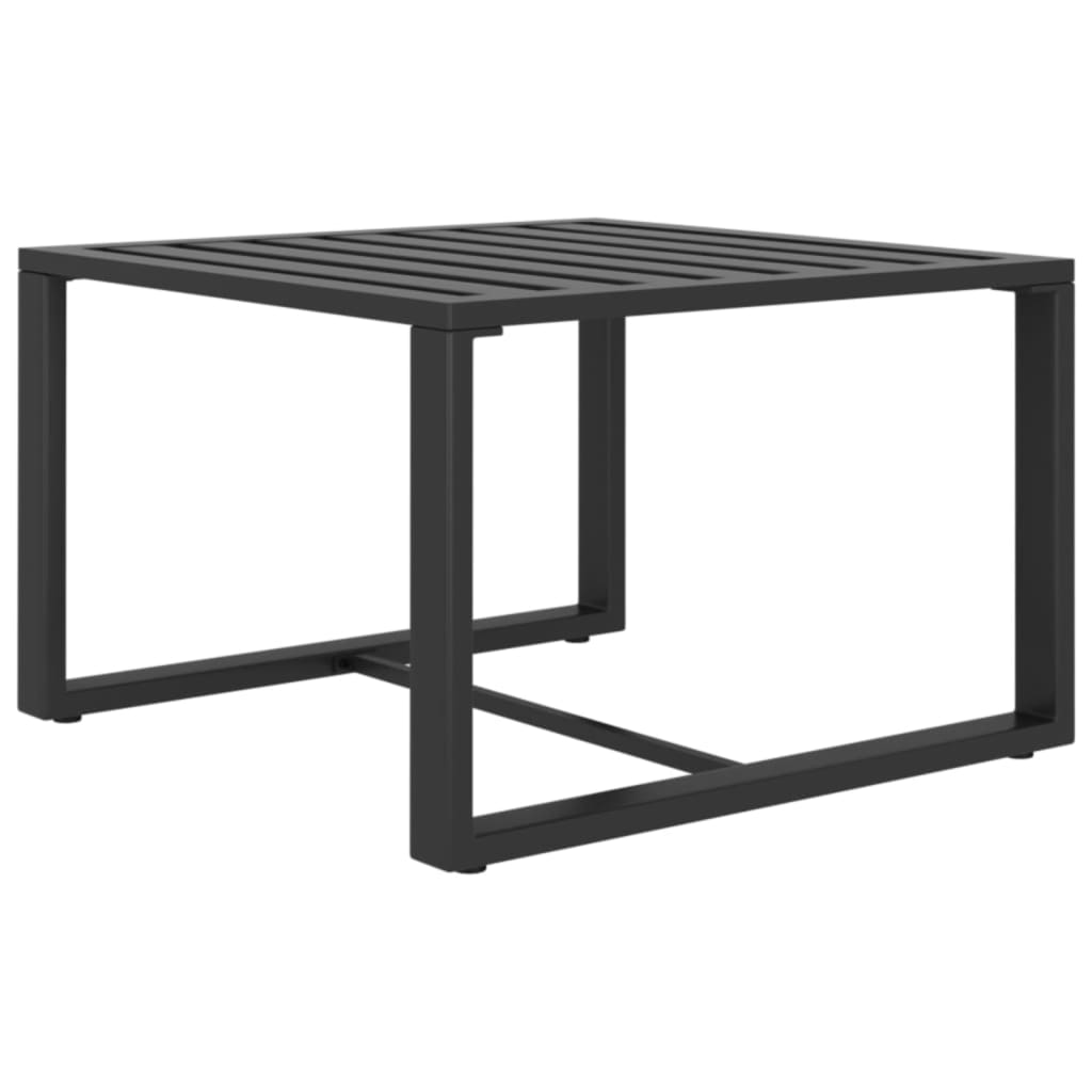 Set Divani da Giardino 9 pz con Cuscini in Alluminio Antracite | homemem39