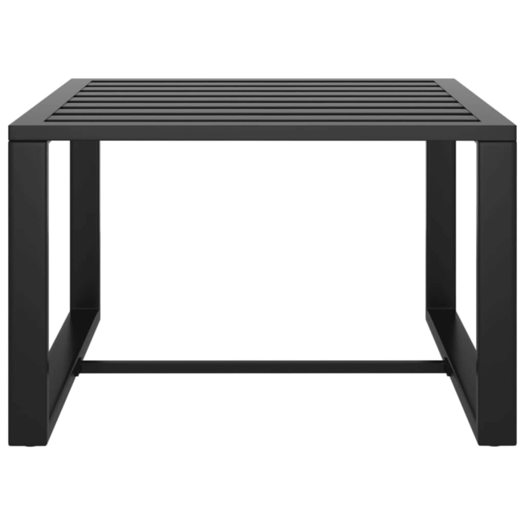 Set Divani da Giardino 10 pz con Cuscini in Alluminio Antracite