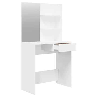 Toeletta con Specchio Bianco 74,5x40x141 cm | homemem39