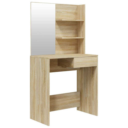 Toeletta con Specchio Rovere Sonoma 74,5x40x141 cm | homemem39