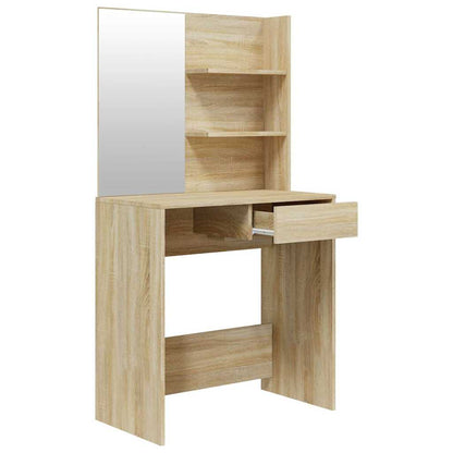Toeletta con Specchio Rovere Sonoma 74,5x40x141 cm | homemem39