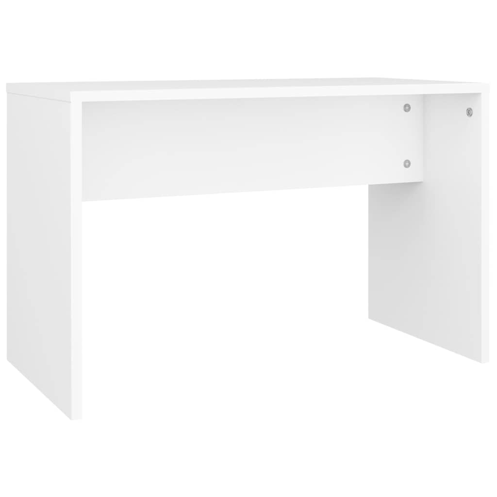 Sgabello da Toeletta Bianco 70x35x45 cm Legno Multistrato