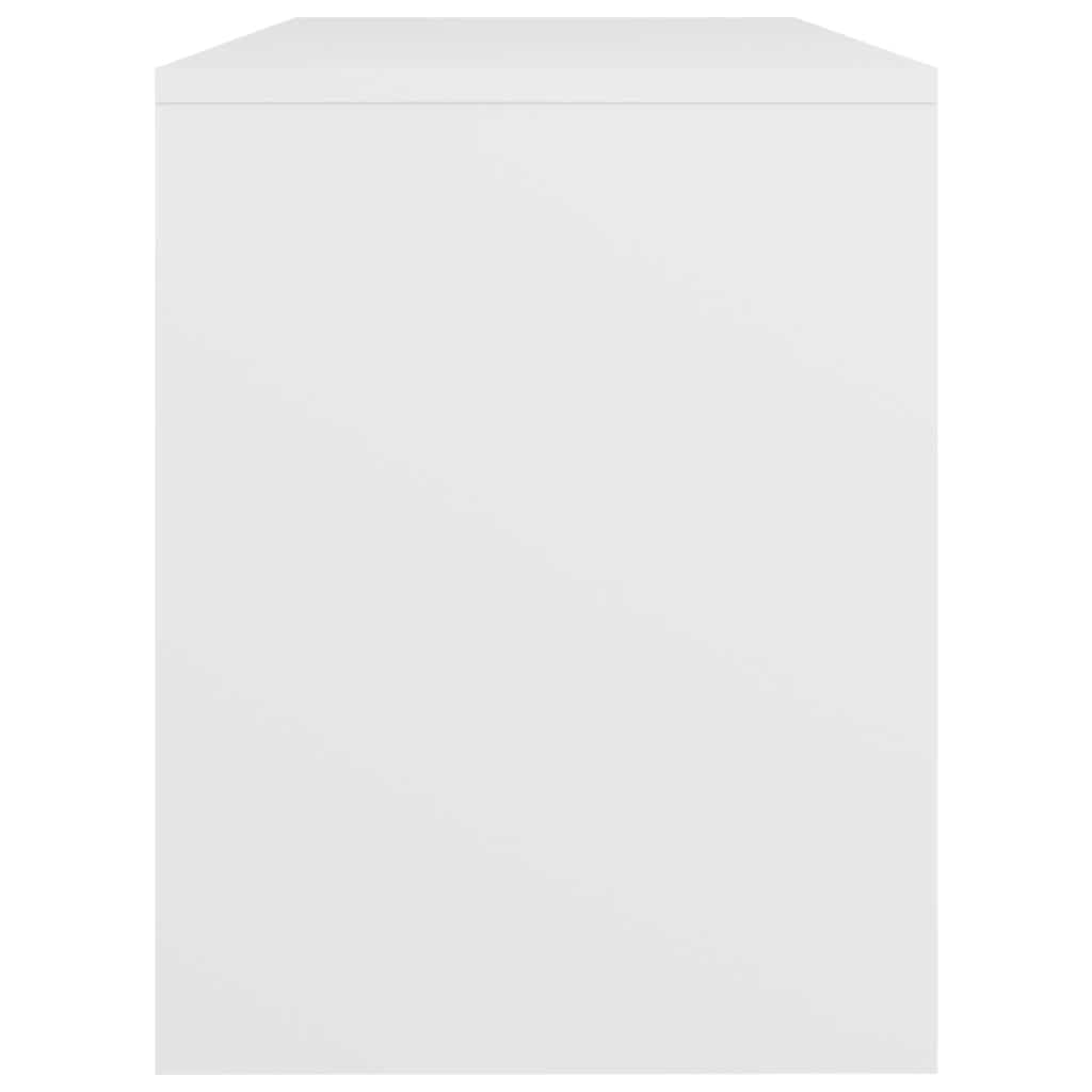 Sgabello da Toeletta Bianco 70x35x45 cm Legno Multistrato