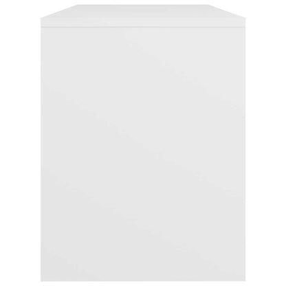 Sgabello da Toeletta Bianco 70x35x45 cm Legno Multistrato
