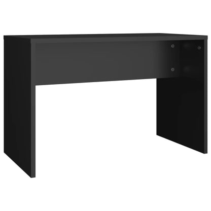 Sgabello da Toeletta Nero 70x35x45 cm Legno Multistrato - homemem39