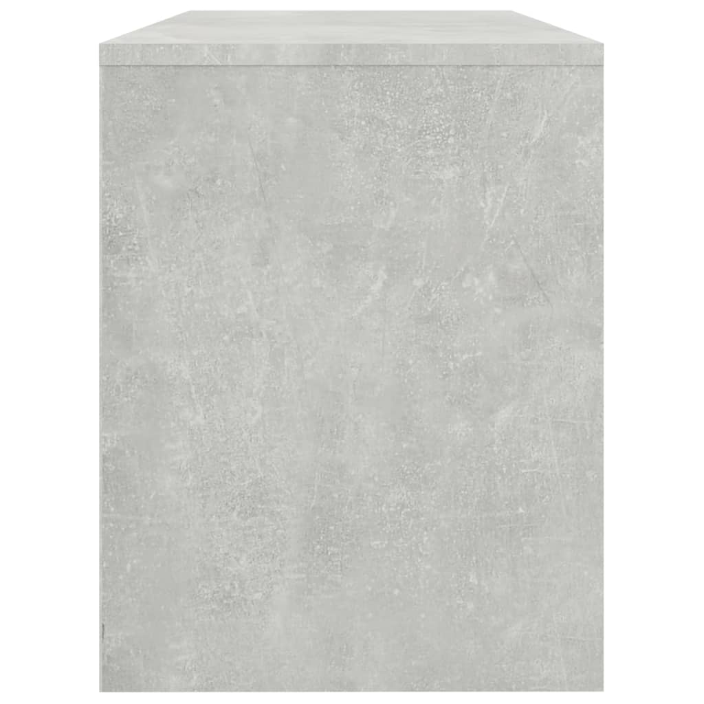 Sgabello Toeletta Grigio Cemento 70x35x45 cm Legno Multistrato - homemem39