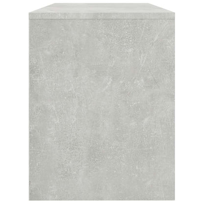 Sgabello Toeletta Grigio Cemento 70x35x45 cm Legno Multistrato