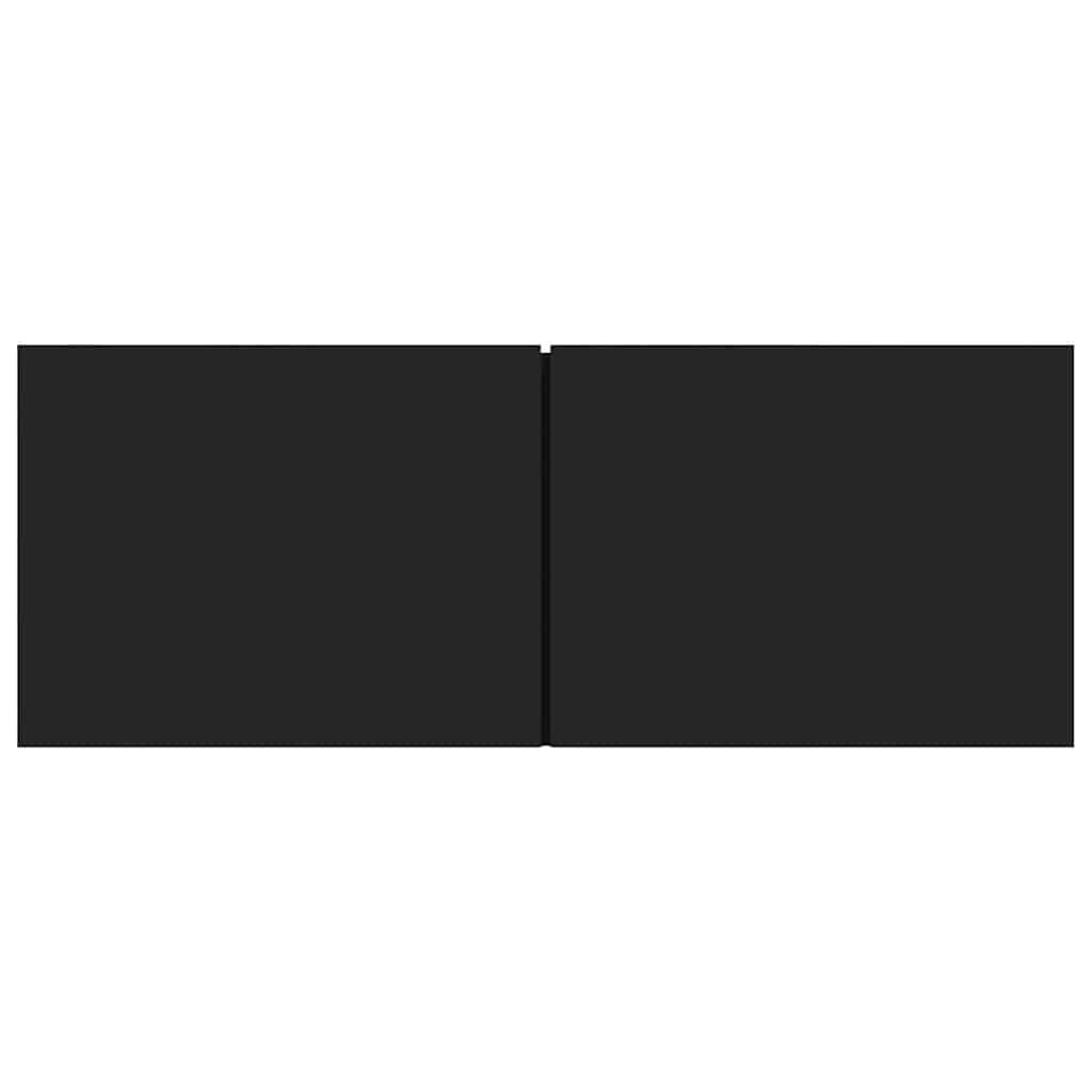 Mobili Porta TV 2 pz Neri 80x30x30 cm in Legno Multistrato - homemem39