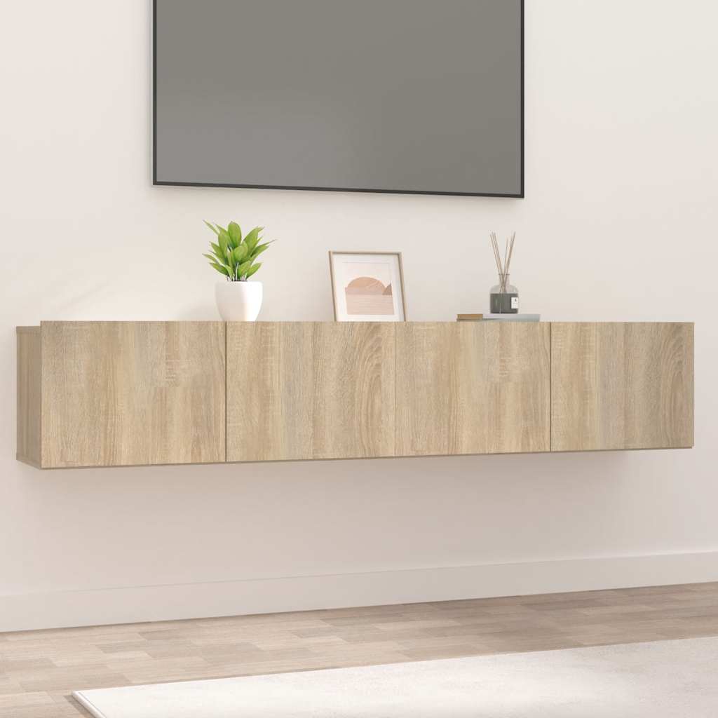 Mobili TV 2 pz Rovere Sonoma 80x30x30 cm in Legno Multistrato - homemem39