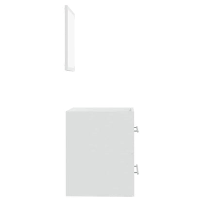 Mobile da Bagno con Specchio Bianco 41x38,5x48 cm | homemem39