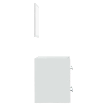 Mobile da Bagno con Specchio Bianco 41x38,5x48 cm