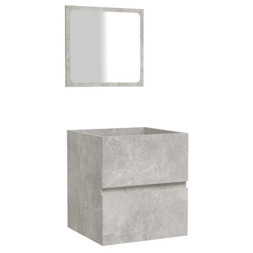 Mobile da Bagno con Specchio legno multistrato