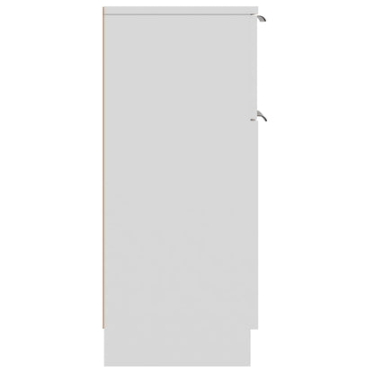 Credenze 2 pz Bianche 30x30x70 cm in Legno Multistrato - homemem39