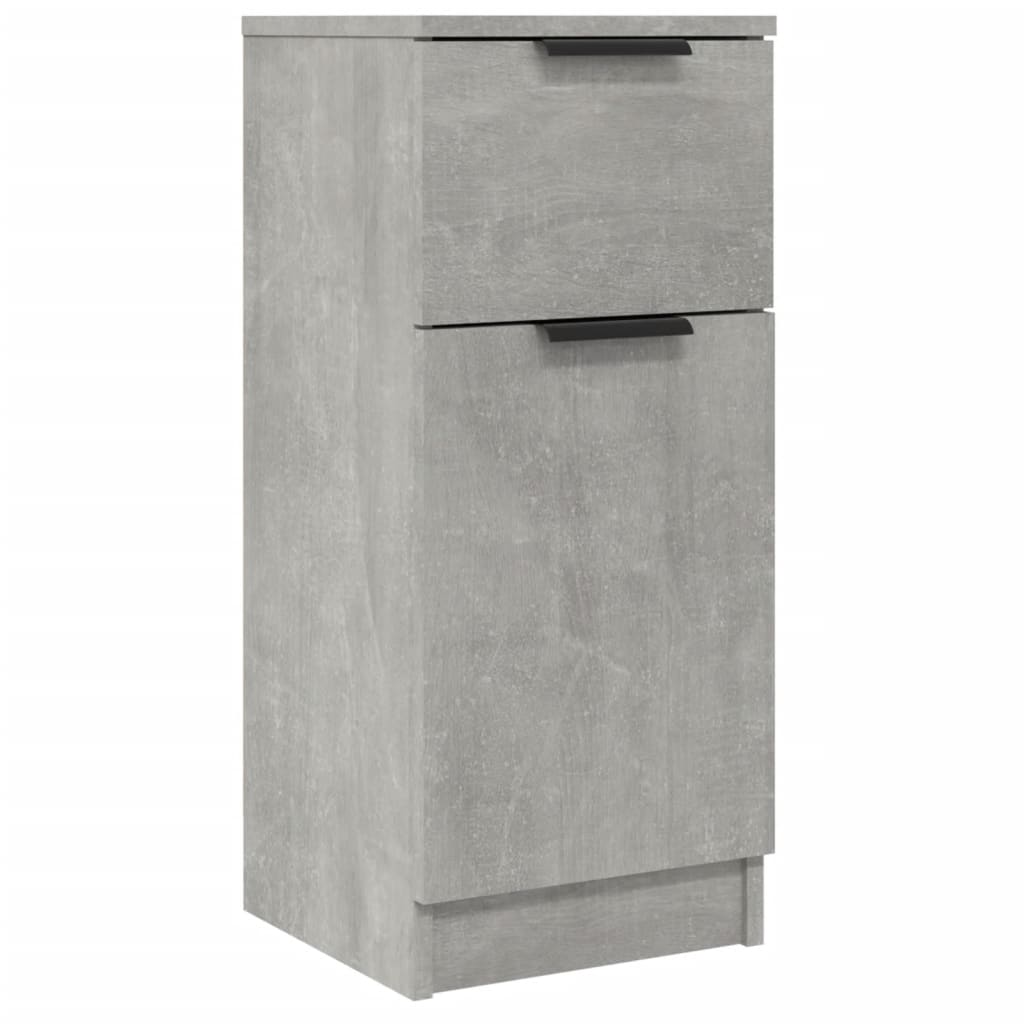 Credenza Grigio Cemento 30x30x70 cm in Legno Multistrato - homemem39