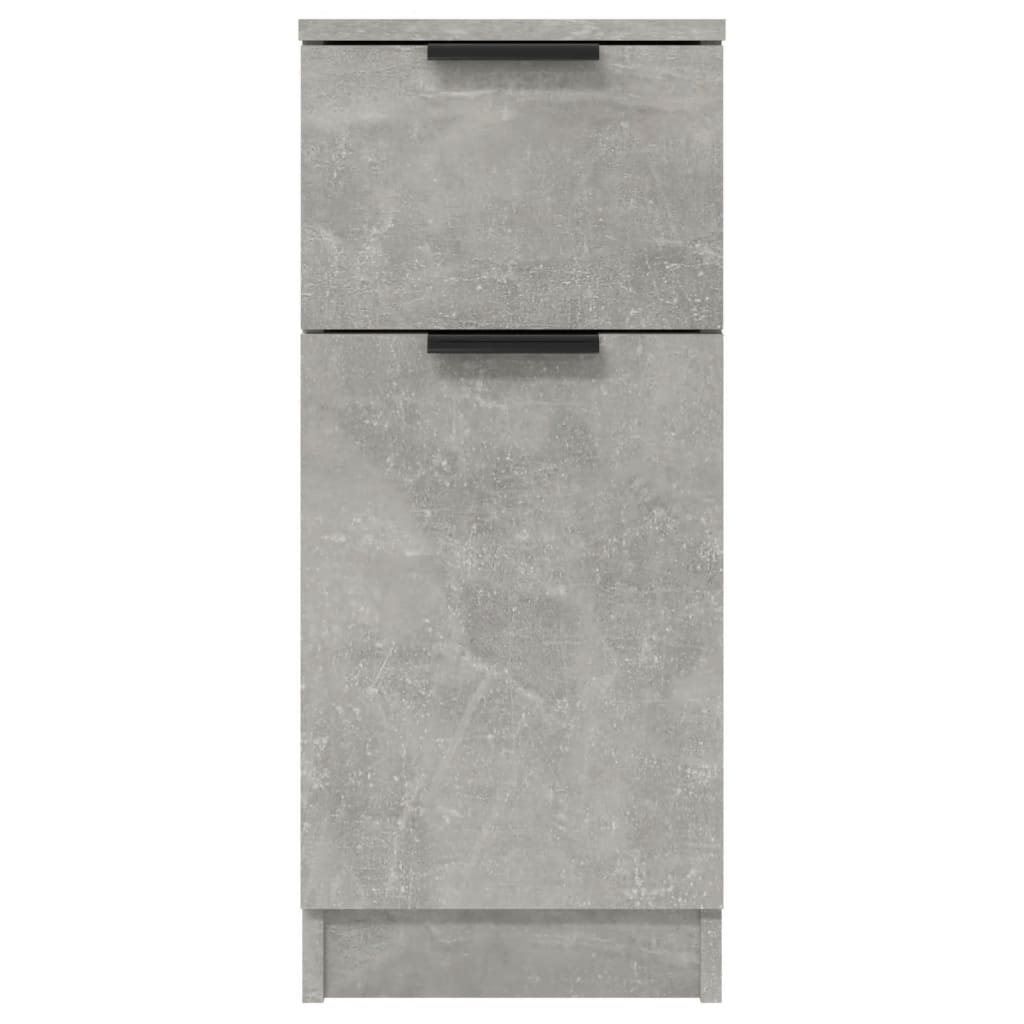 Credenza Grigio Cemento 30x30x70 cm in Legno Multistrato - homemem39