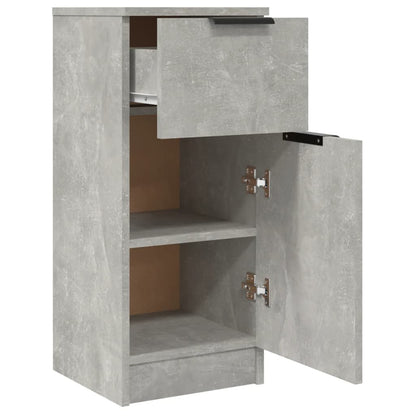 Credenza Grigio Cemento 30x30x70 cm in Legno Multistrato - homemem39