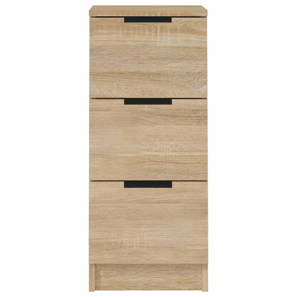 Credenza Rovere Sonoma 30x30x70 cm in Legno Multistrato - homemem39