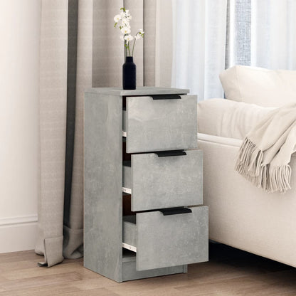 Credenza Grigio Cemento 30x30x70 cm in Legno Multistrato - homemem39