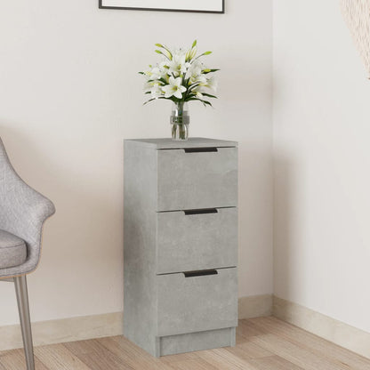 Credenza Grigio Cemento 30x30x70 cm in Legno Multistrato - homemem39