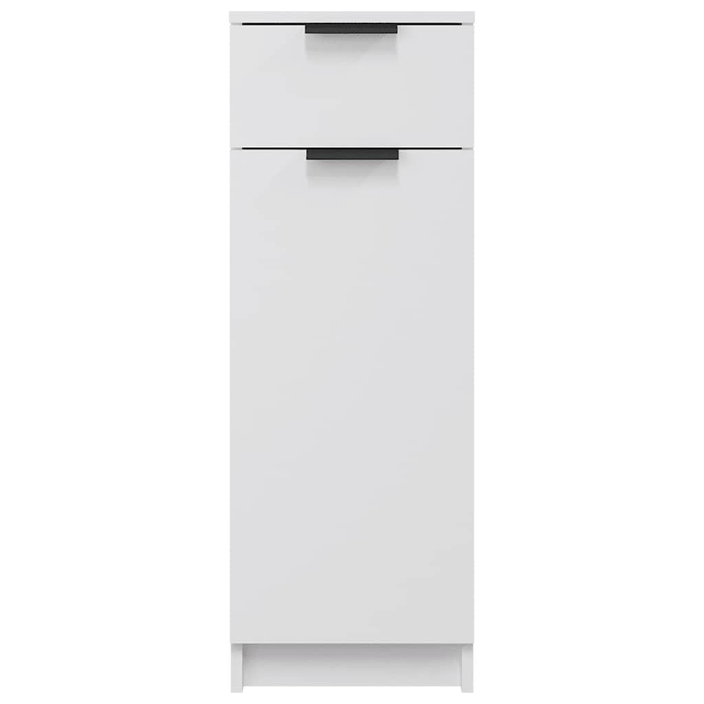 Armadio da Bagno Bianco 32x33,5x90 cm in Legno Multistrato - homemem39