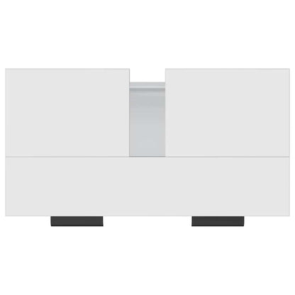 Armadietto da Bagno Bianco 64,5x33,5x59 cm in Legno Multistrato | homemem39