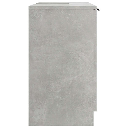 Mobile Bagno Grigio Cemento 64,5x33,5x59cm in Legno Multistrato | homemem39
