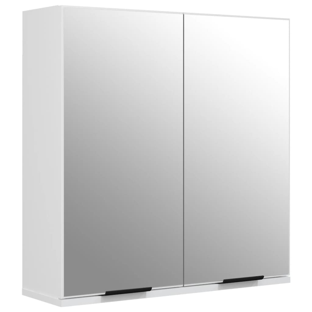 Armadietto a Specchio da Bagno Bianco 64x20x67 cm | homemem39