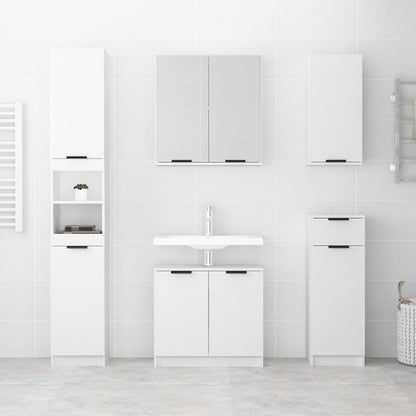 Armadietto a Specchio da Bagno Bianco 64x20x67 cm | homemem39