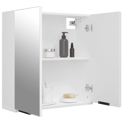 Armadietto a Specchio da Bagno Bianco 64x20x67 cm | homemem39