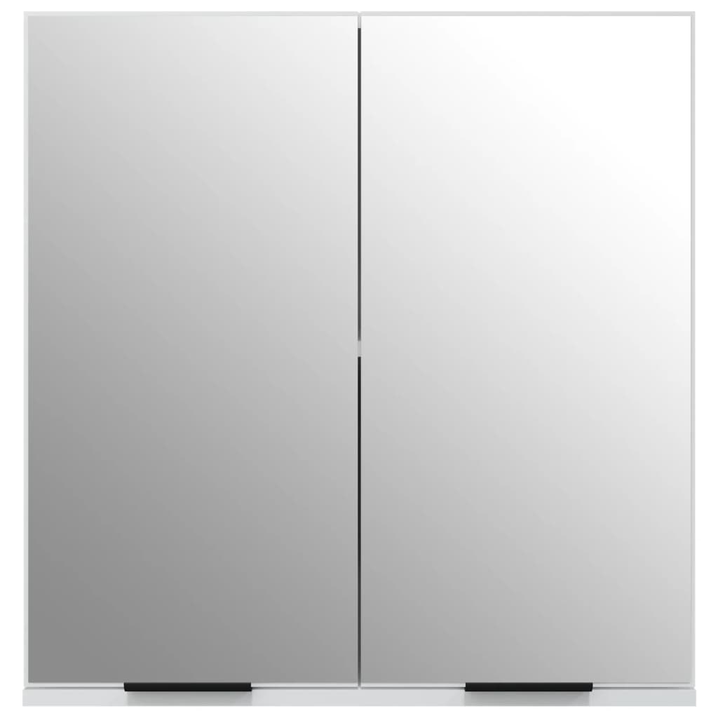 Armadietto a Specchio da Bagno Bianco 64x20x67 cm | homemem39