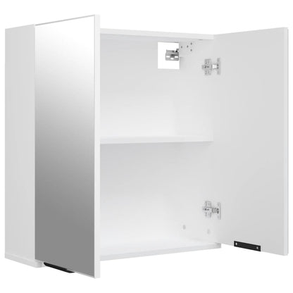 Armadietto a Specchio da Bagno Bianco 64x20x67 cm | homemem39