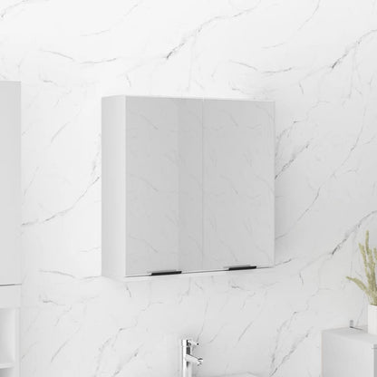 Armadietto a Specchio da Bagno Bianco 64x20x67 cm | homemem39