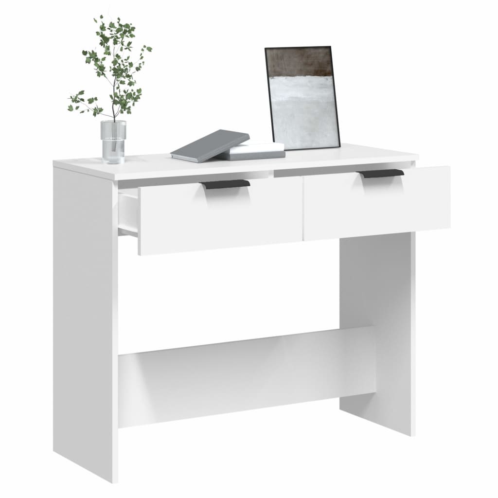 Tavolino da Salotto Bianco 90x36x75 cm in Legno Multistrato | homemem39