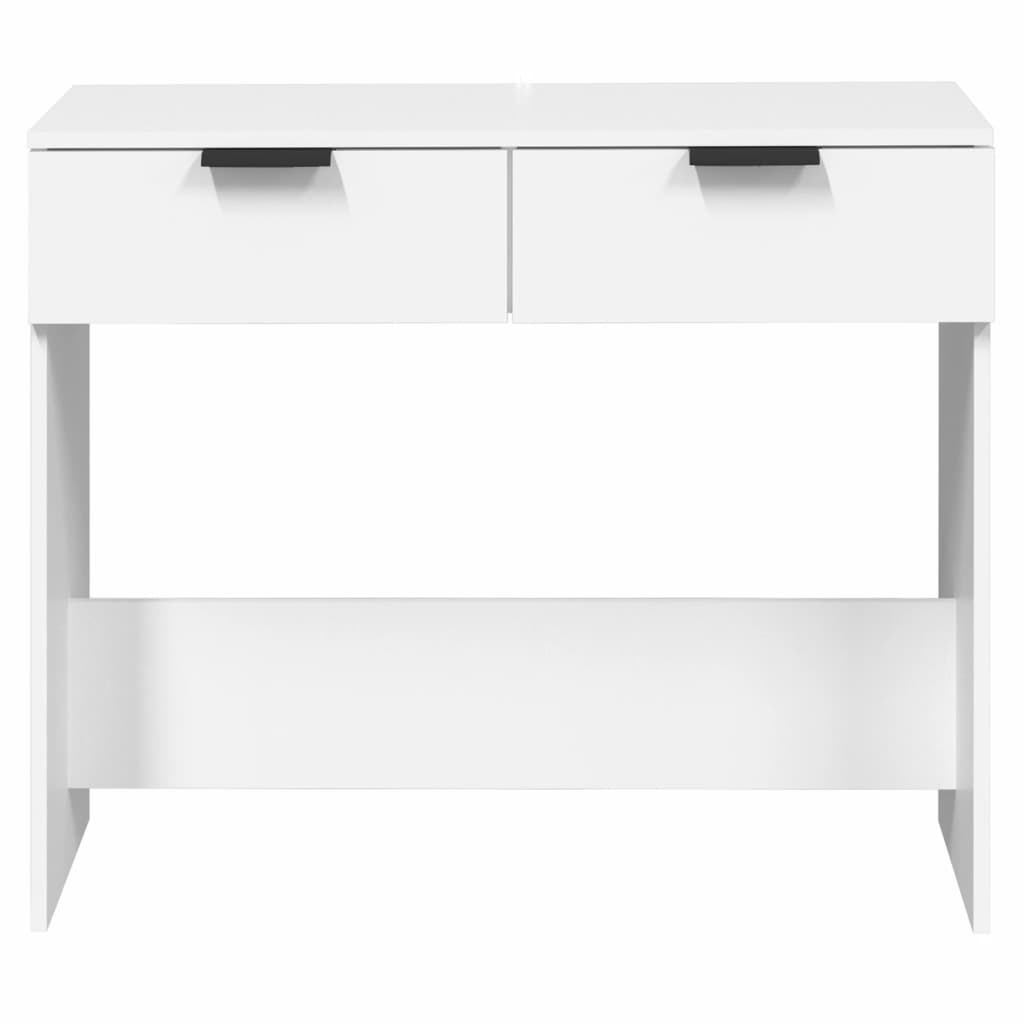 Tavolino da Salotto Bianco 90x36x75 cm in Legno Multistrato - homemem39