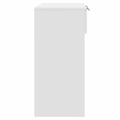 Tavolino da Salotto Bianco 90x36x75 cm in Legno Multistrato - homemem39