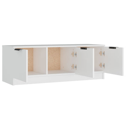 Mobile Porta TV Bianco 102x35x36,5 cm in Legno Multistrato - homemem39