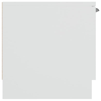 Mobile Porta TV Bianco 102x35x36,5 cm in Legno Multistrato - homemem39