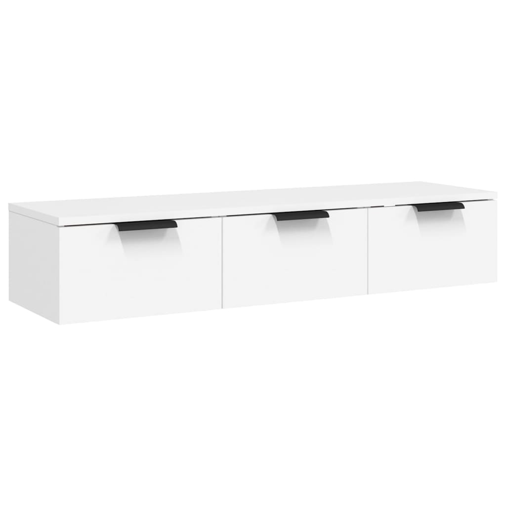 Armadietto a Muro Bianco 102x30x20 cm in Legno Multistrato - homemem39