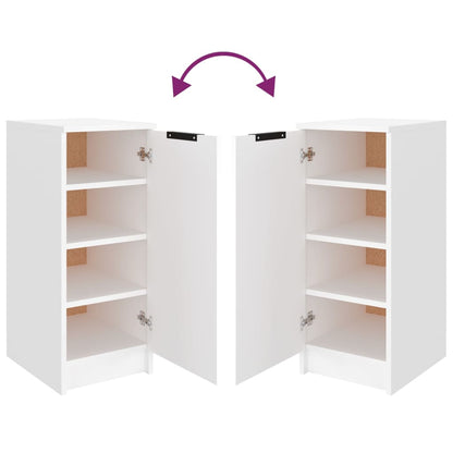 Scarpiera Bianca 30x35x70 cm in Legno Multistrato