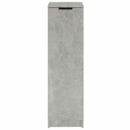 Scarpiera Grigio Cemento 30x35x100 cm in Legno Multistrato - homemem39