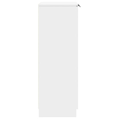 Scarpiera Bianca 59x35x100,5 cm in Legno Multistrato - homemem39