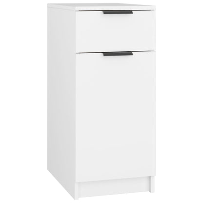 Armadietto da Scrivania Bianco 33,5x50x75 cm Legno Multistrato | homemem39