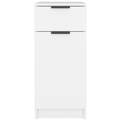 Armadietto da Scrivania Bianco 33,5x50x75 cm Legno Multistrato | homemem39