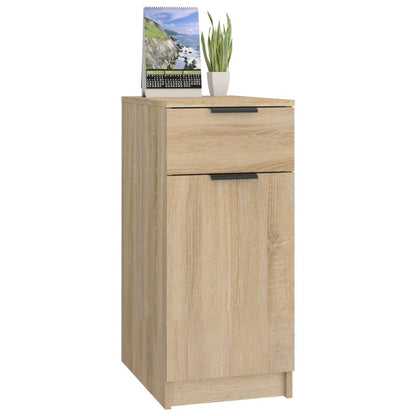 Armadietto da Scrivania Rovere Sonoma 33,5x50x75 cm Legno | homemem39