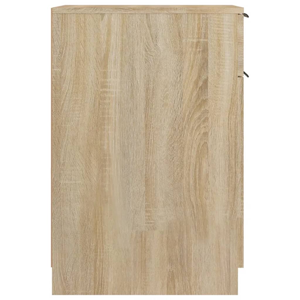 Armadietto da Scrivania Rovere Sonoma 33,5x50x75 cm Legno | homemem39