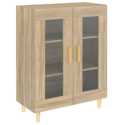 Credenza Rovere Sonoma 69,5x34x90 cm in Legno Multistrato - homemem39