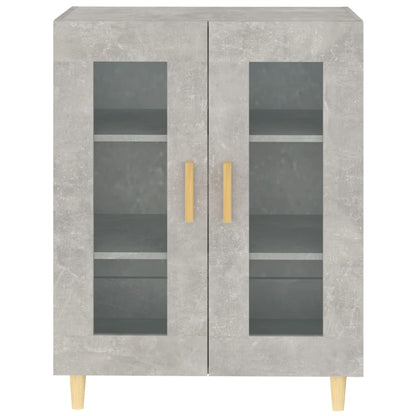 Credenza Grigio Cemento 69,5x34x90 cm in Legno Multistrato - homemem39