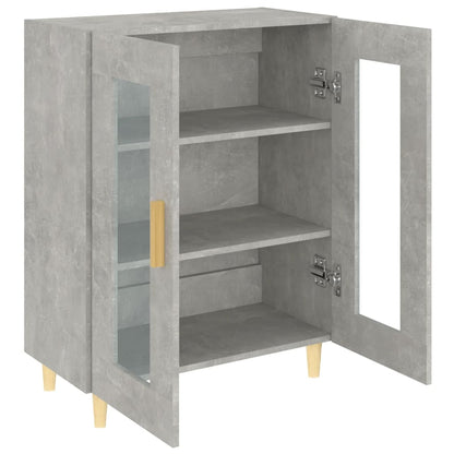 Credenza Grigio Cemento 69,5x34x90 cm in Legno Multistrato - homemem39