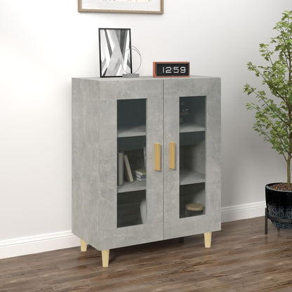 Credenza Grigio Cemento 69,5x34x90 cm in Legno Multistrato - homemem39